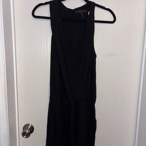 Elegant Black Sleeveless Romper